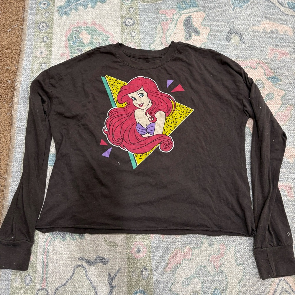 80’s Disney Ariel Cropped Tee